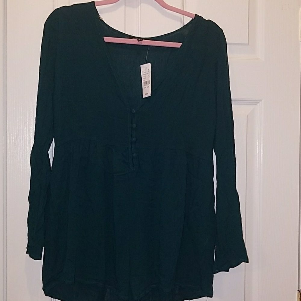 Kendall & Kylie teal romper Sz S NWT